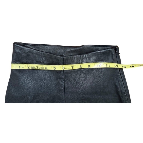 Maison Martin Margiela x H&M BLACK LEATHER LEGGINGS PANTS Size XS - Picture 15 of 16